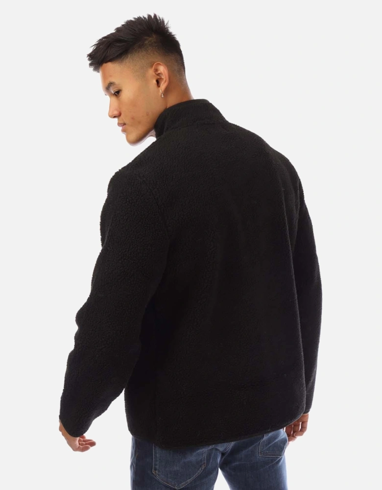 Zip Through Borg Fleece