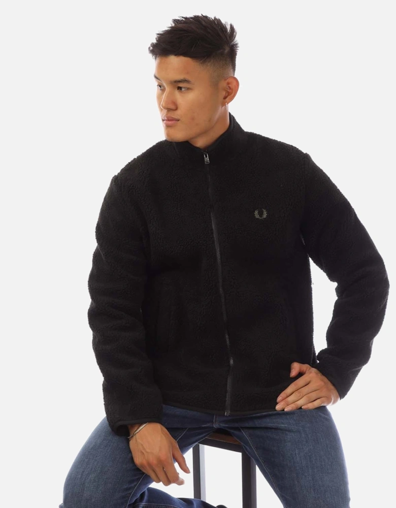 Zip Through Borg Fleece