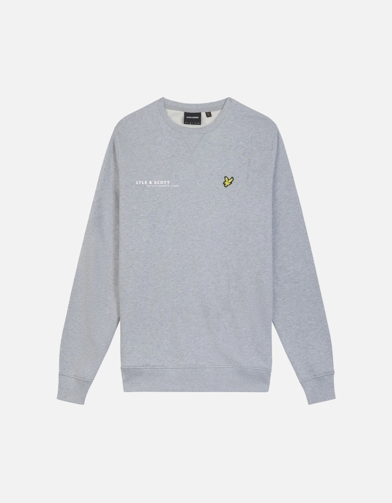 Co-Ordinate Print Crewneck Sweatshirt