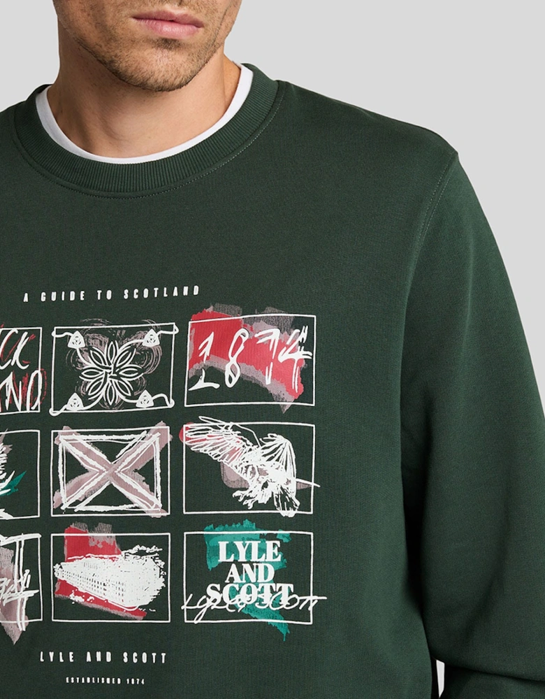 A Guide To Scotland Graphic Sweatshirt