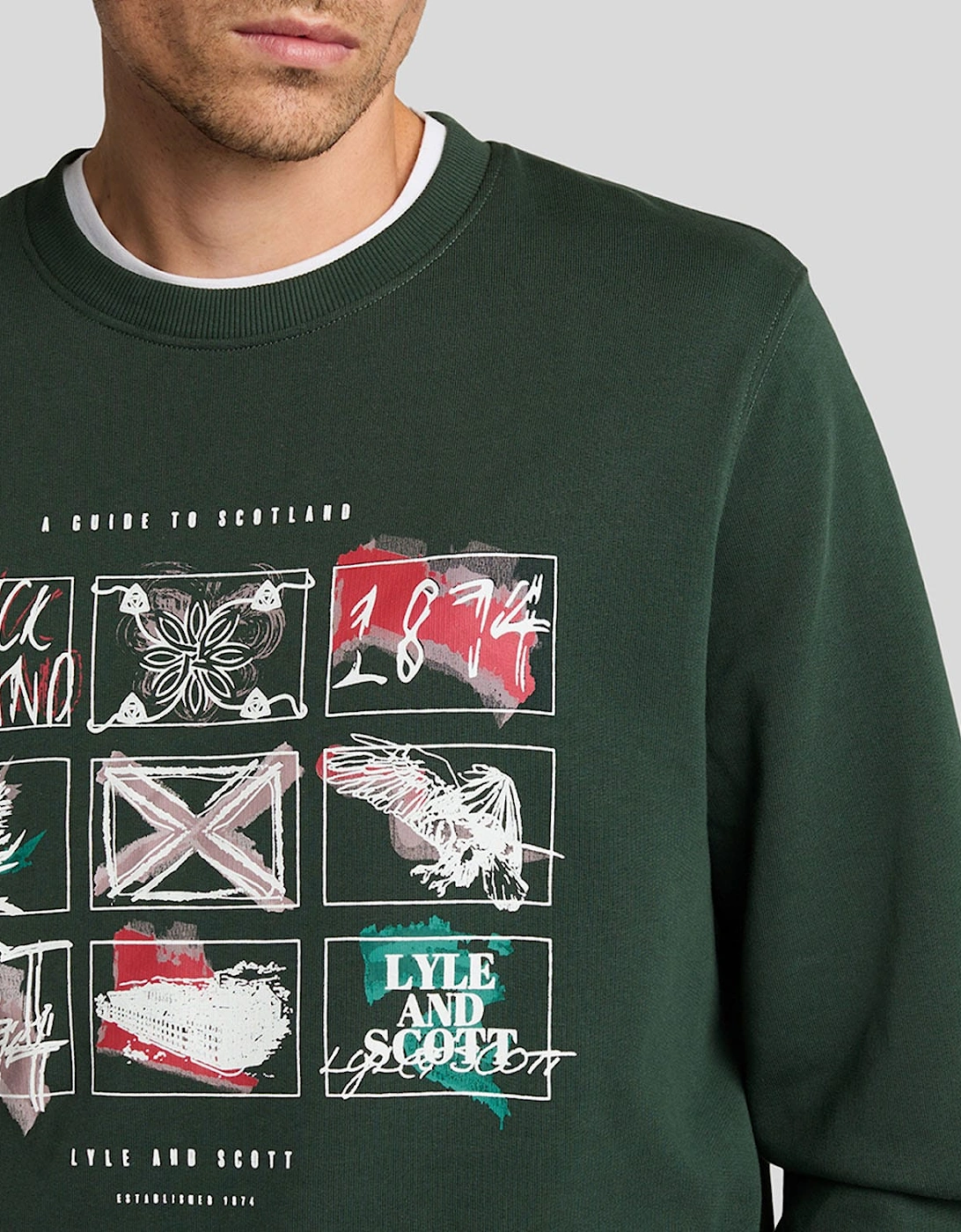 A Guide To Scotland Graphic Sweatshirt