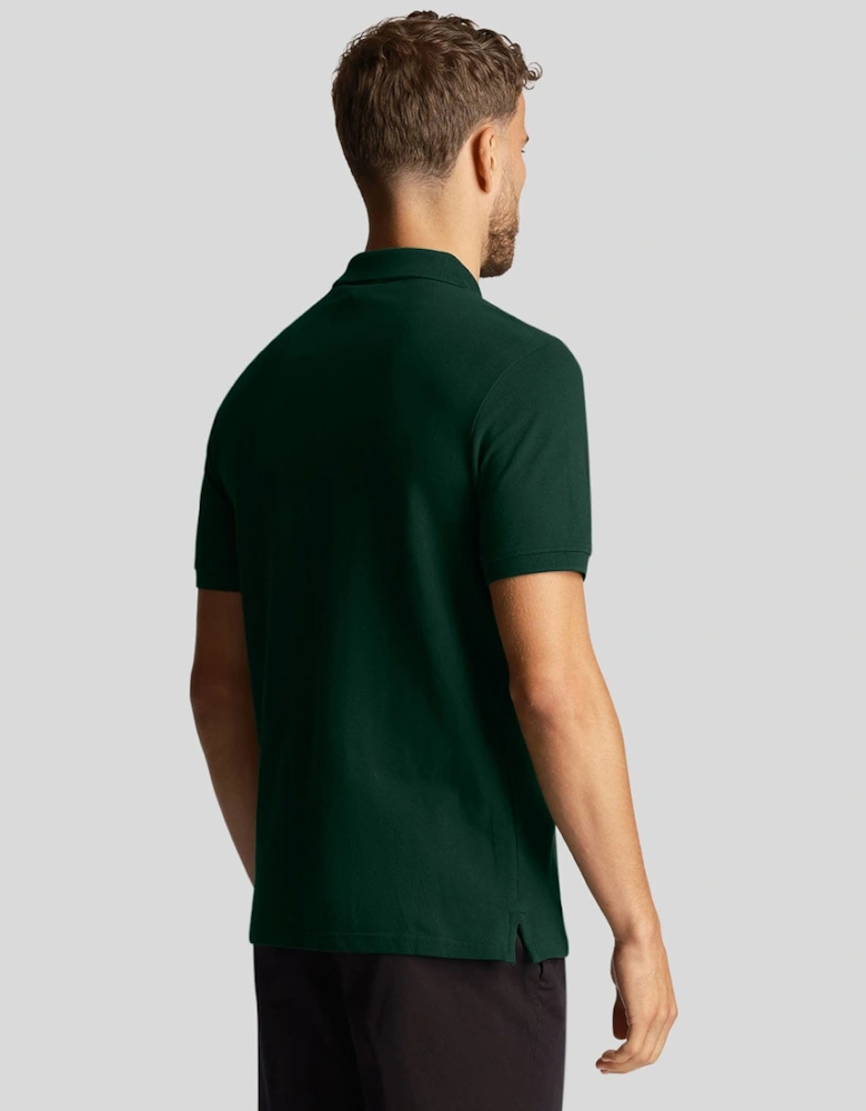 Co-Ordinate Print Plain Polo Shirt