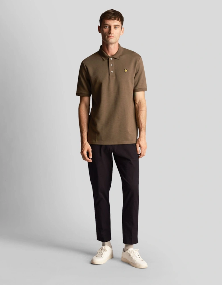 Chunky Slub Polo Shirt