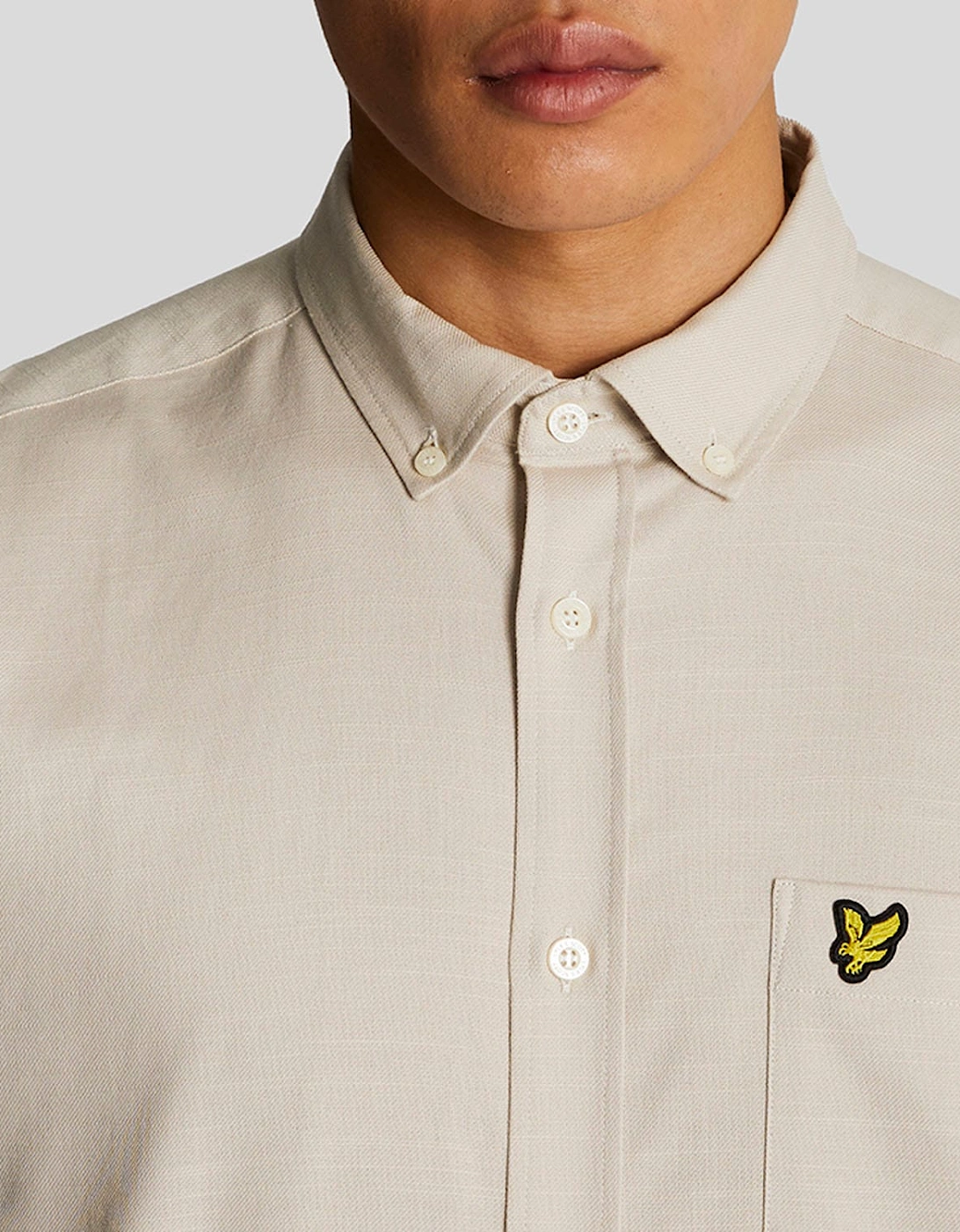 Cotton Slub Short Sleeve Shirt