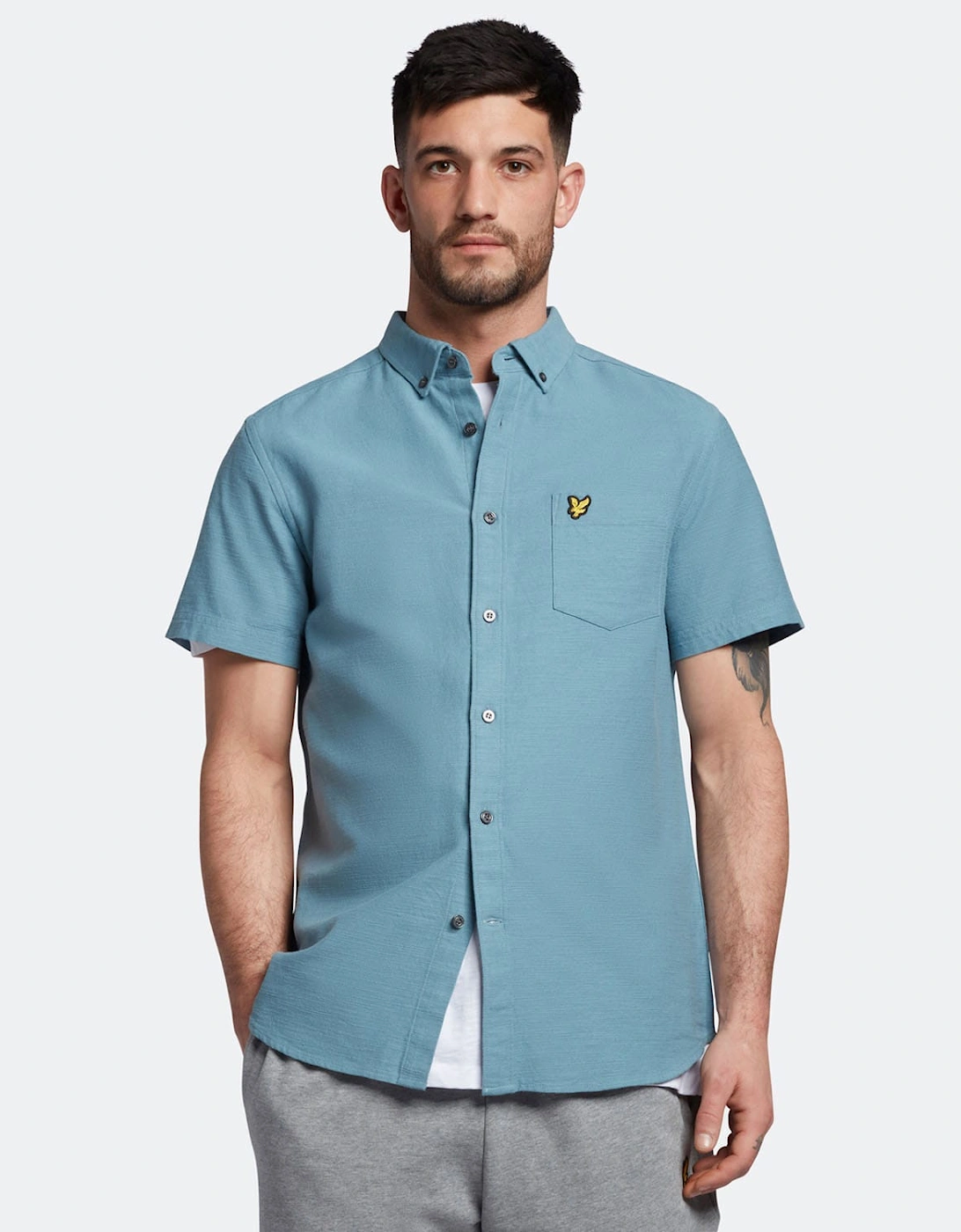 Cotton Slub Short Sleeve Shirt, 6 of 5