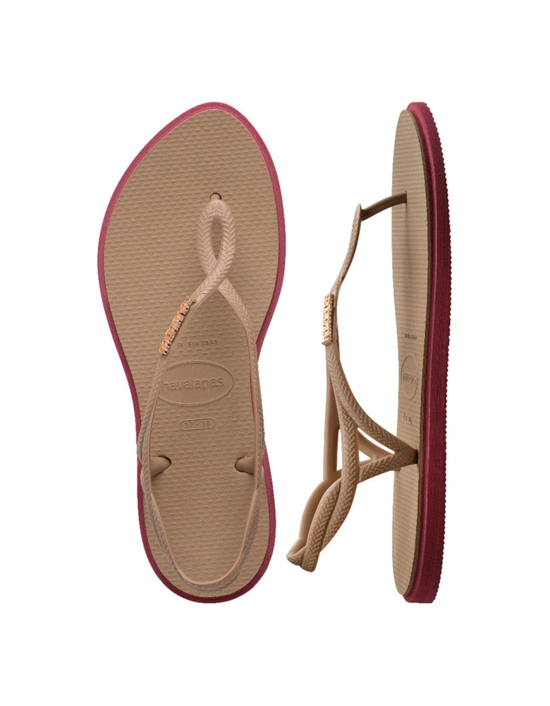 Luna Point Flip Flop - Rose Gold
