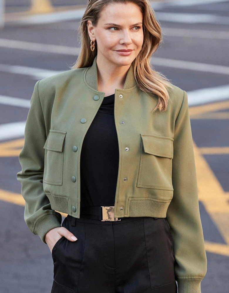Khaki 6 Utility Pocket Bomber