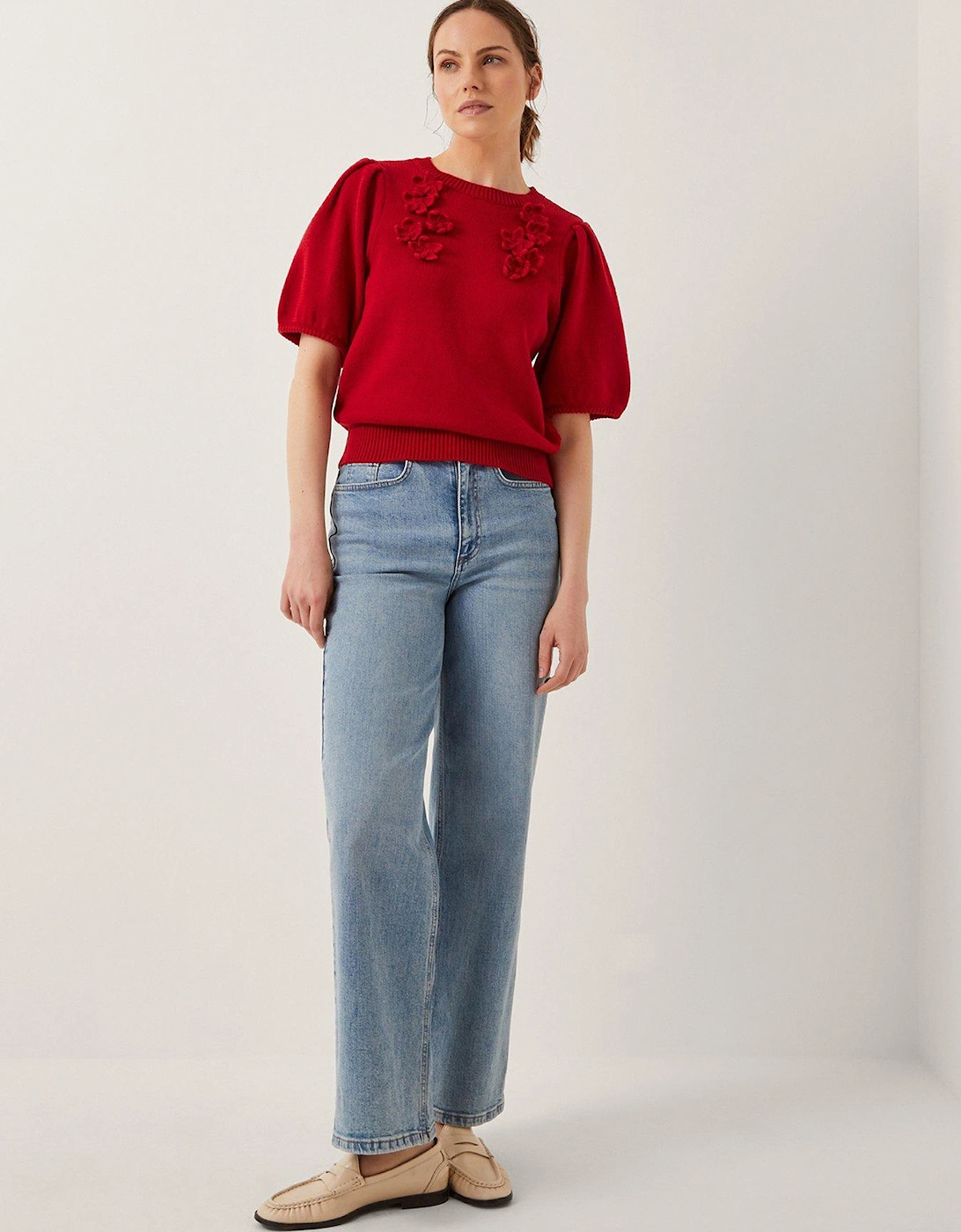 Fee Floral Jumper - Red, 2 of 1