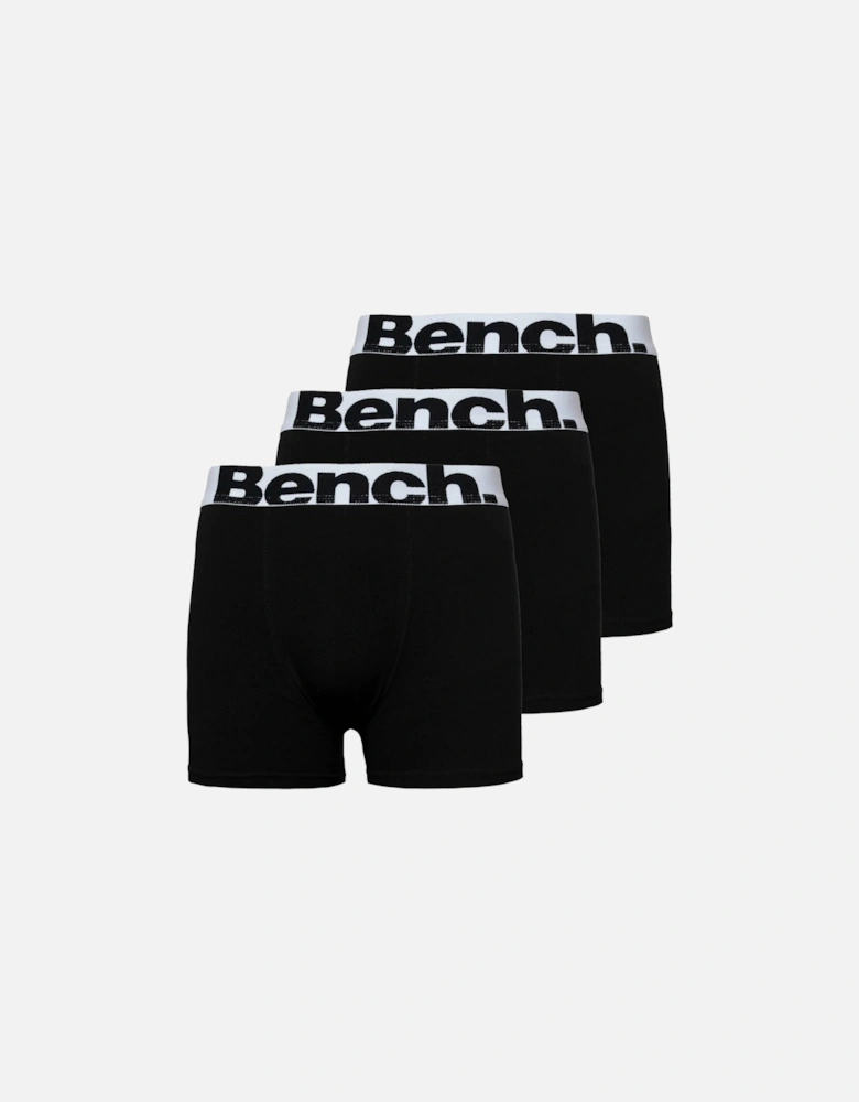 Mens Newham 3 Pack Elasticated Boxers - Multi