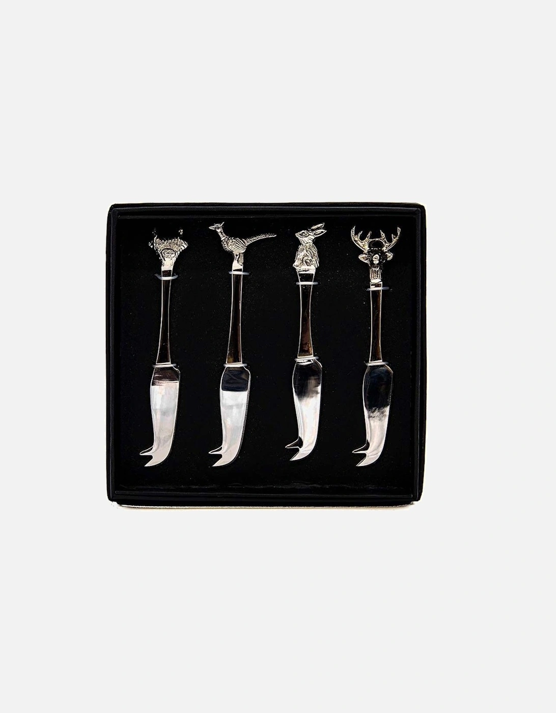 4 Mini Cheese Knives Country Animals