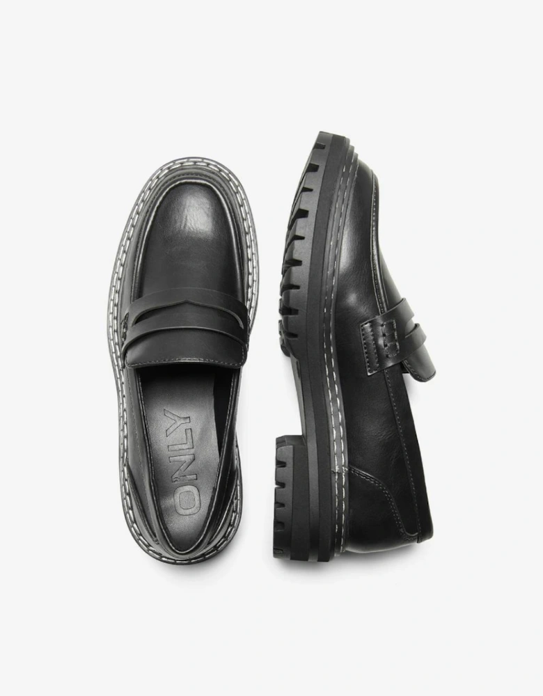Women's Beth PU Loafer Black