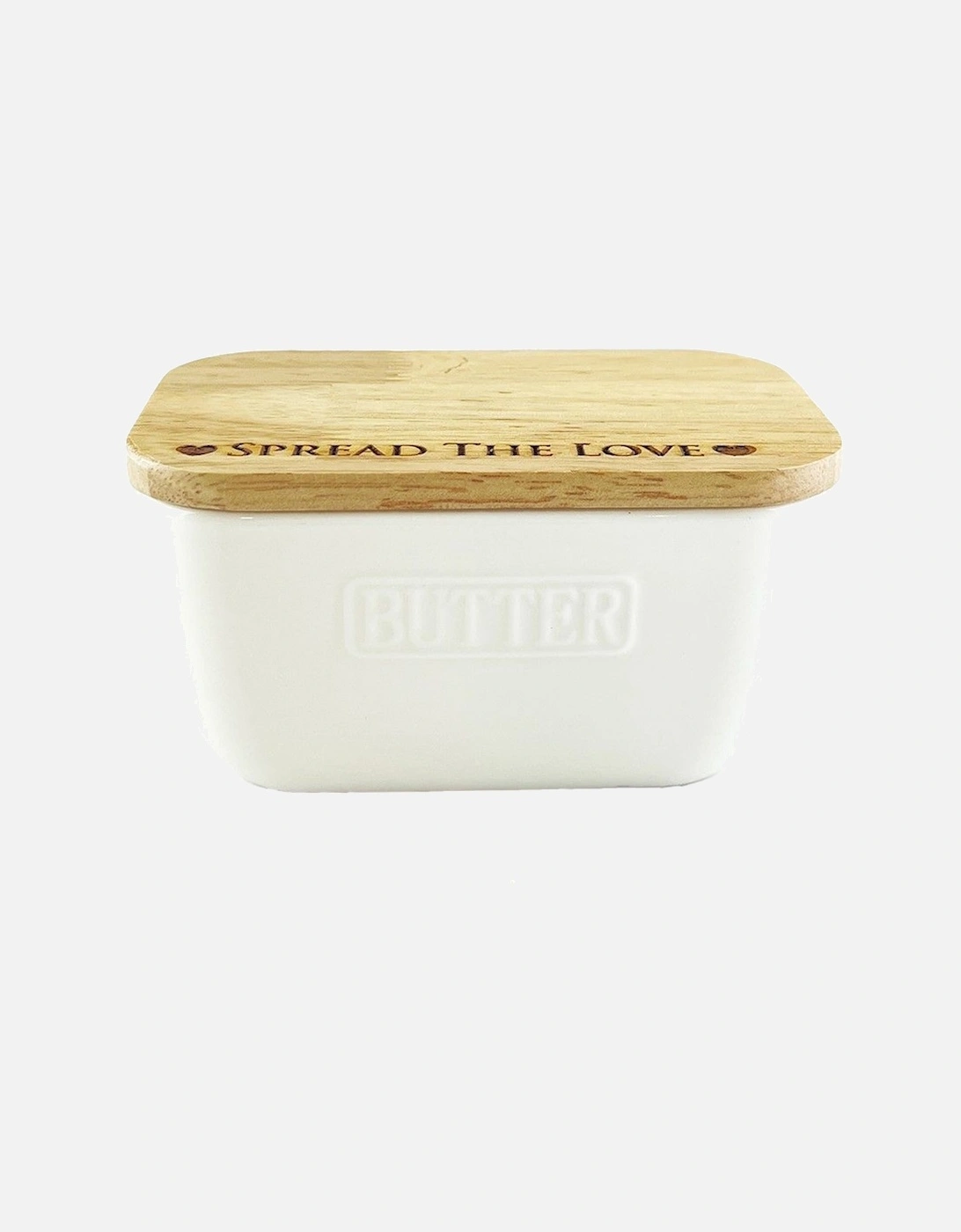 White Butter Dish Spread The Love, 4 of 3