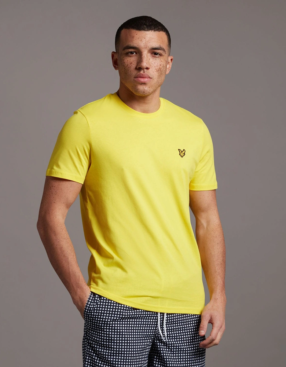 Crewneck T-Shirt - Mens Plain T-Shirt, 4 of 3