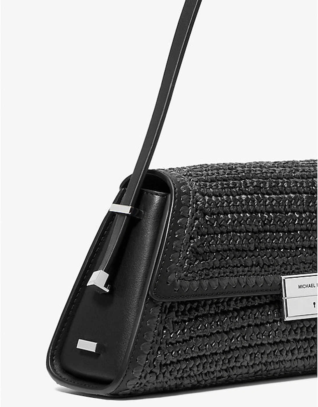 Ludlow Medium Hand-Crocheted Straw Shoulder Bag