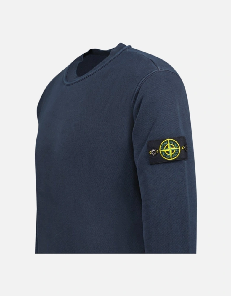 Old Effect Crewneck Sweatshirt Navy