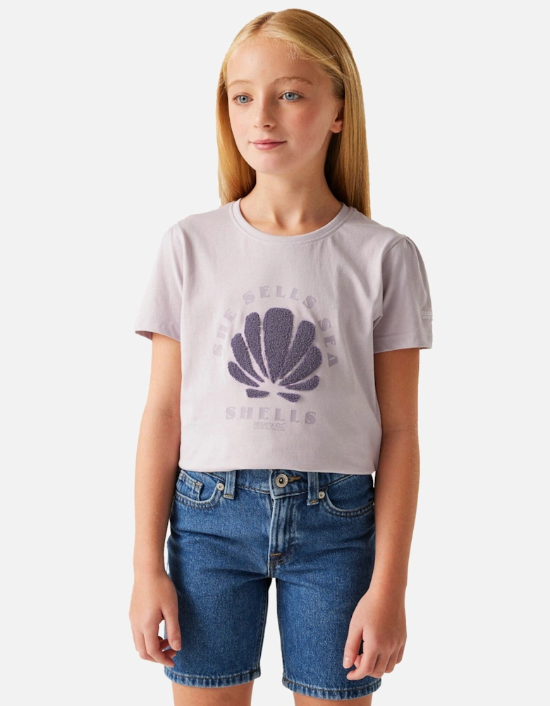 Childrens/Kids Bosley VIII Seashell T-Shirt