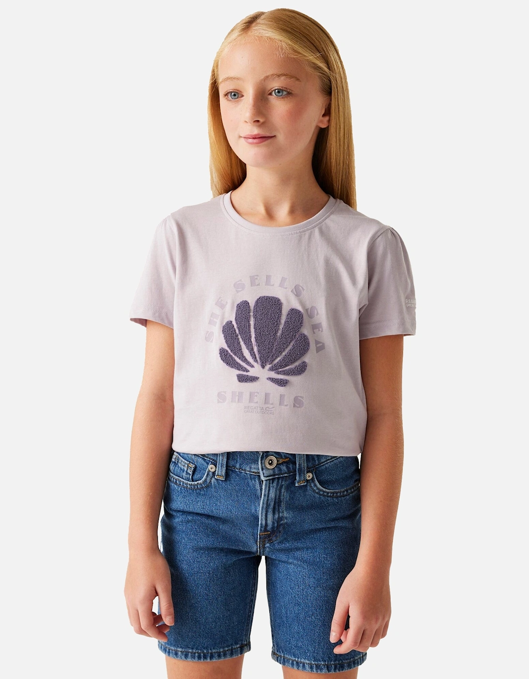 Childrens/Kids Bosley VIII Seashell T-Shirt