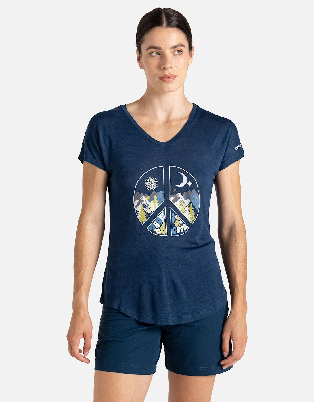 Womens/Ladies Serene Mountain T-Shirt