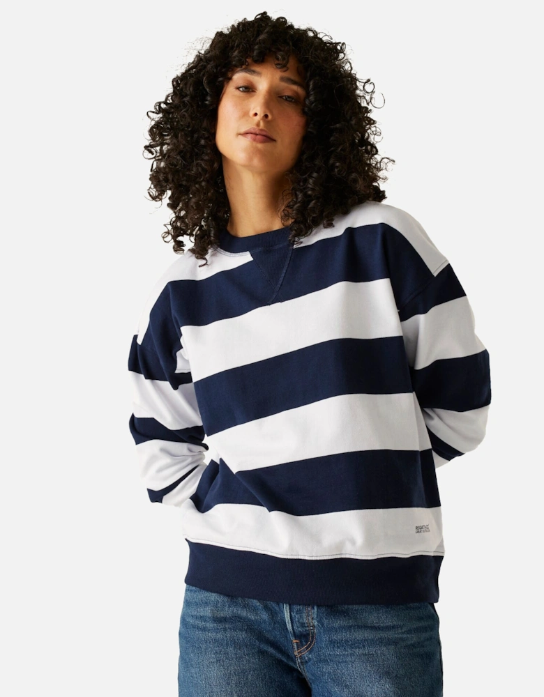 Womens/Ladies Avika II Stripe Crew Neck Jumper