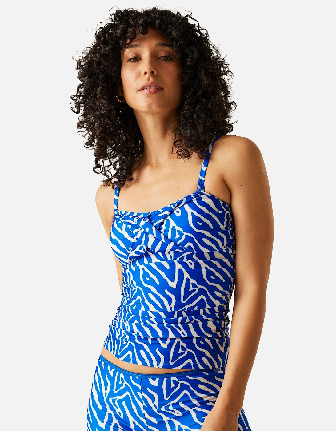 Womens/Ladies Aceana III Abstract Tankini Top