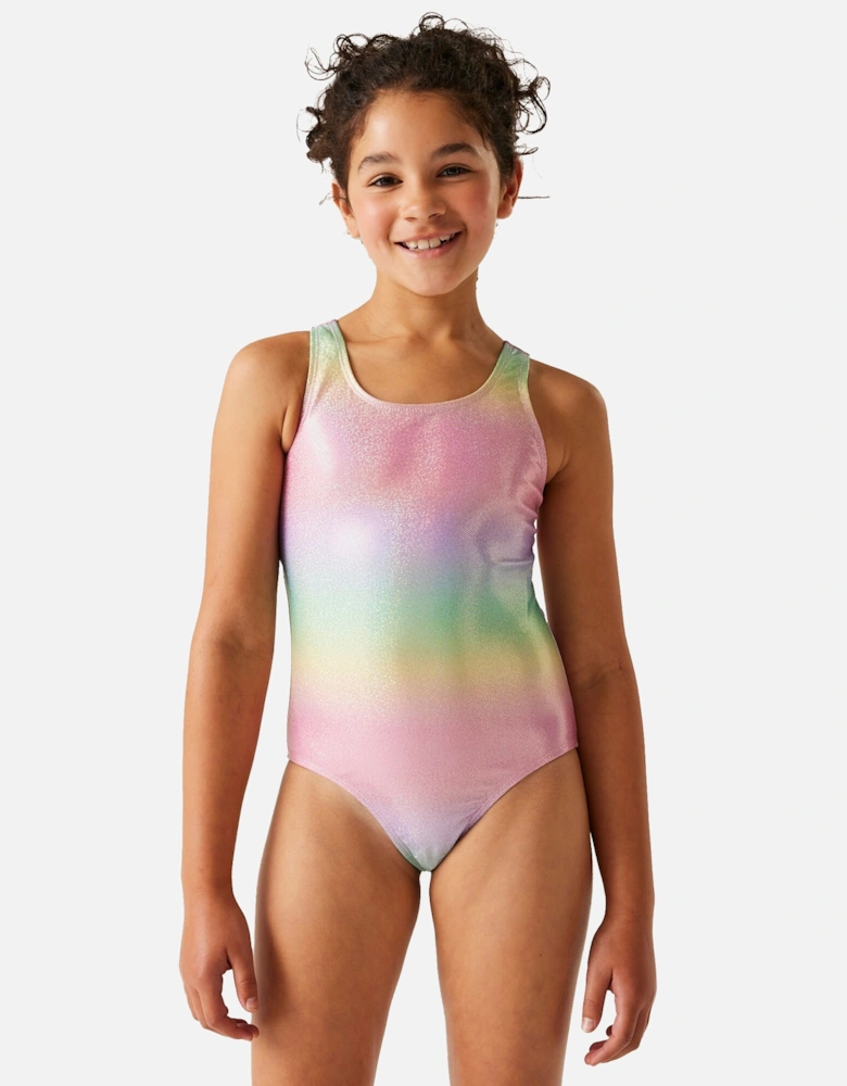Girls Katrisse Mermaid Shimmer One Piece Swimsuit