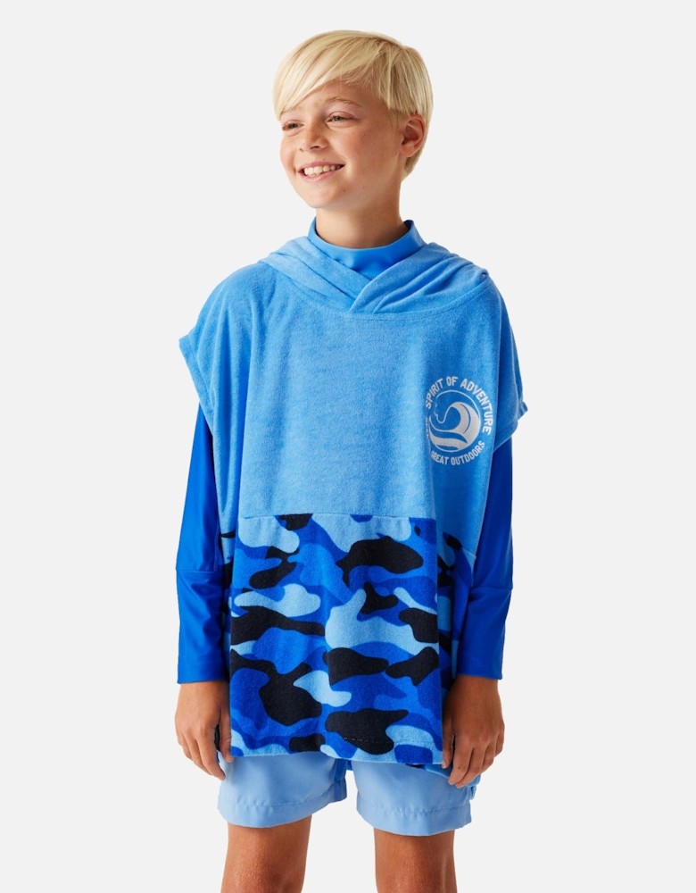 Childrens/Kids II Camo Hooded Towel