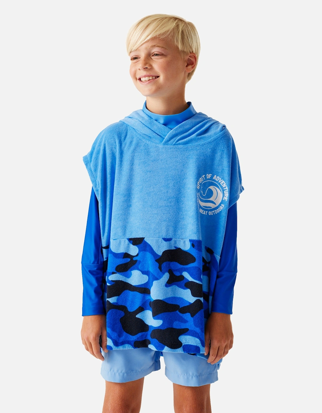 Childrens/Kids II Camo Hooded Towel