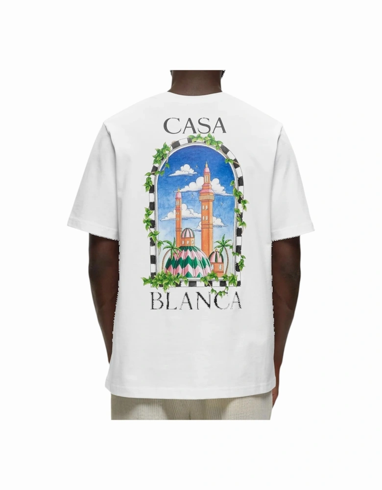 Mens T Shirts Vue De Damas Regular Fit Crew Neck Summer Cotton Tee