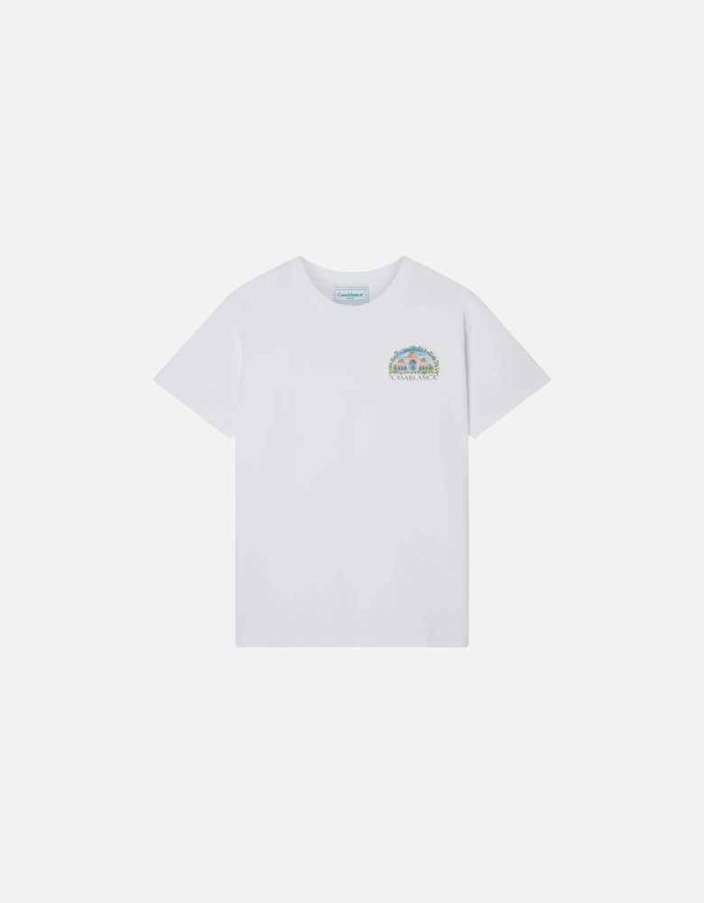 Mens T Shirts Vue De Damas Regular Fit Crew Neck Summer Cotton Tee