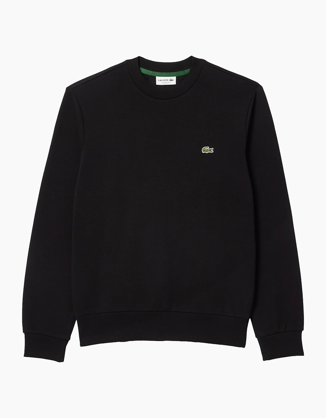 Lacoste Unisex Black Sh9608 Crew Sweat  XX-Large