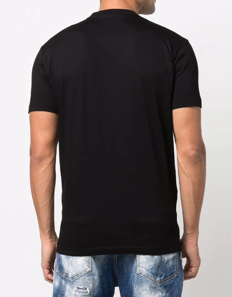 Mens T Shirts D2 Icon Patch Regular Fit Short Sleeve Summer Cotton Tee