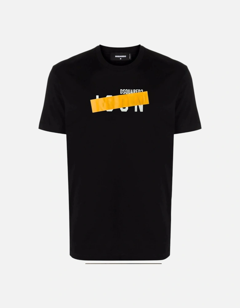 Mens T Shirts D2 Icon Patch Regular Fit Short Sleeve Summer Cotton Tee