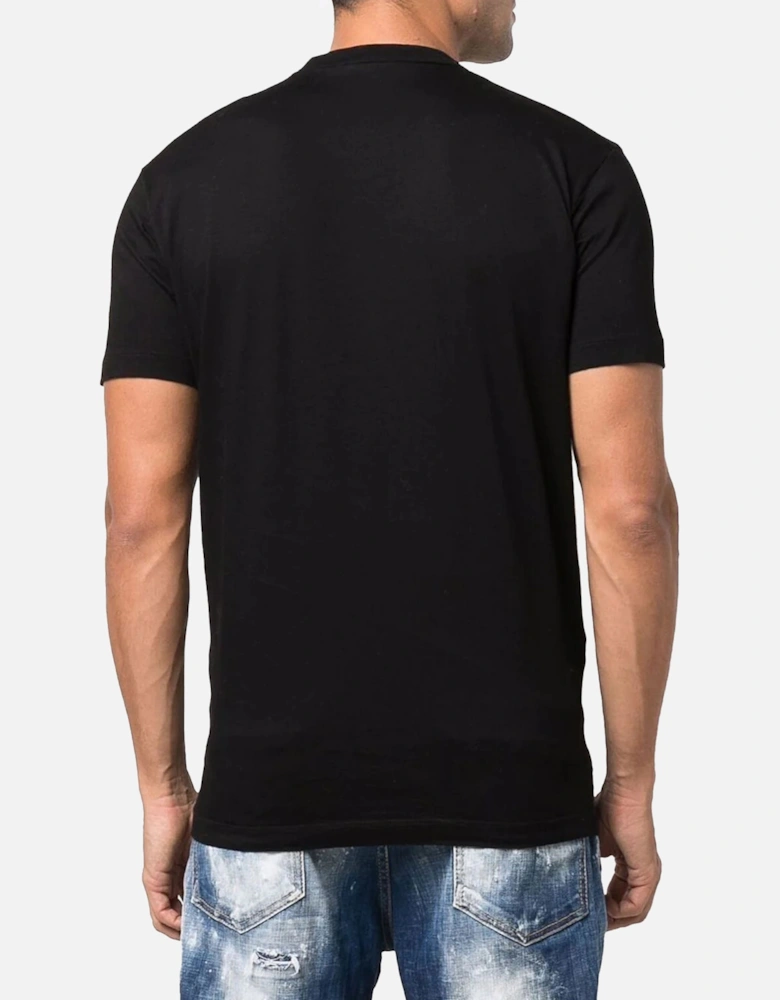 Mens T Shirts D2 Icon Patch Regular Fit Short Sleeve Summer Cotton Tee