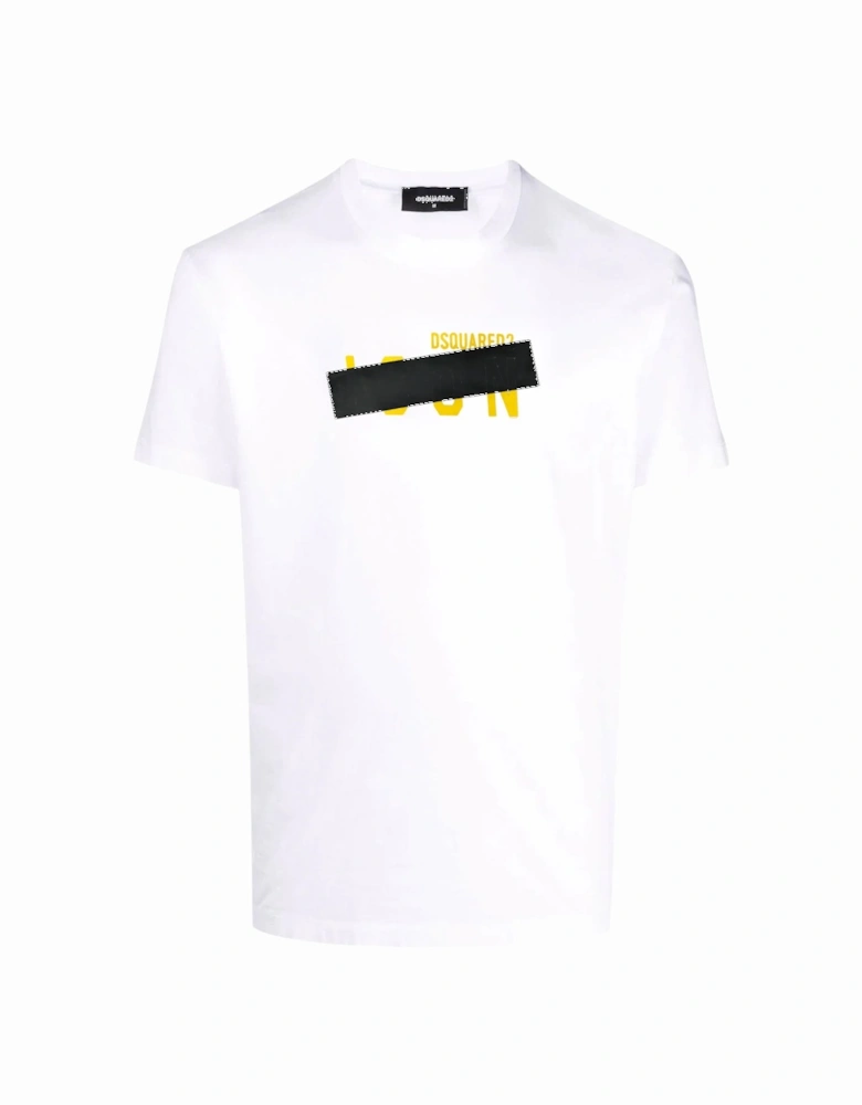 Mens T Shirts D2 Icon Patch Regular Fit Short Sleeve Summer Cotton Tee