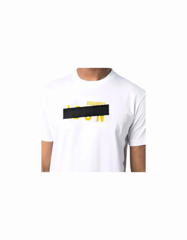 Mens T Shirts D2 Icon Patch Regular Fit Short Sleeve Summer Cotton Tee