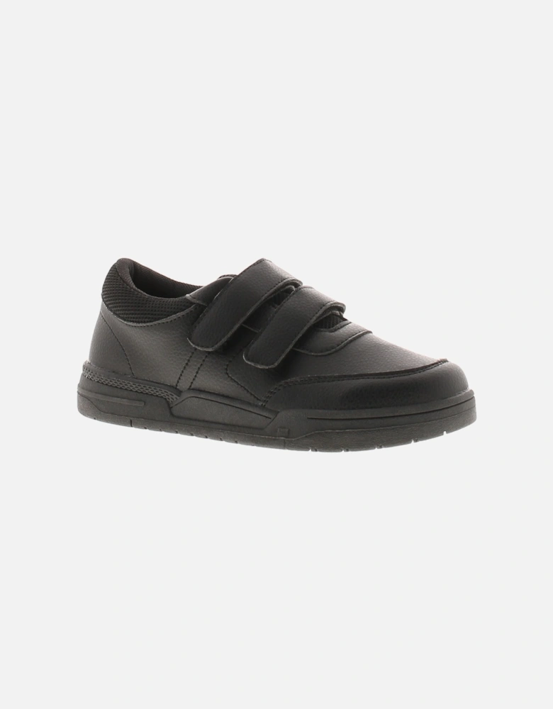 Junior Boys Trainers Tarquin J Touch Fastening black UK Size