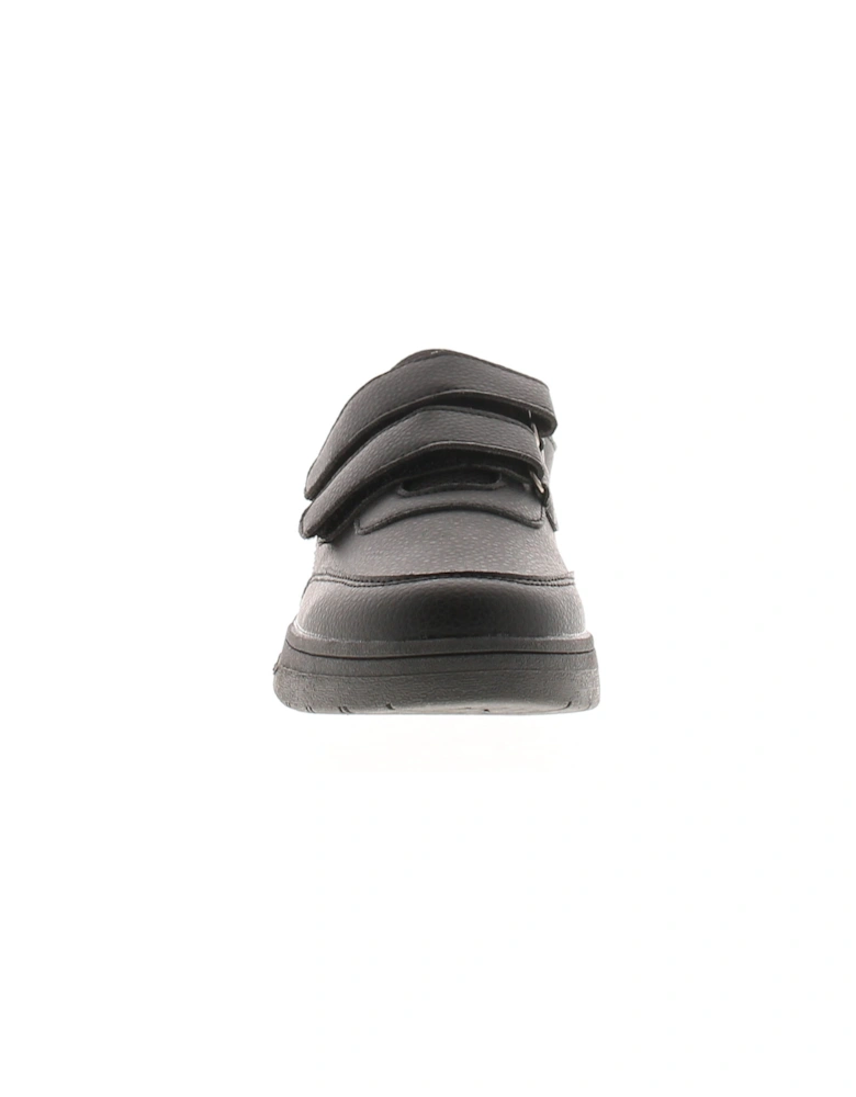 Junior Boys Trainers Tarquin J Touch Fastening black UK Size