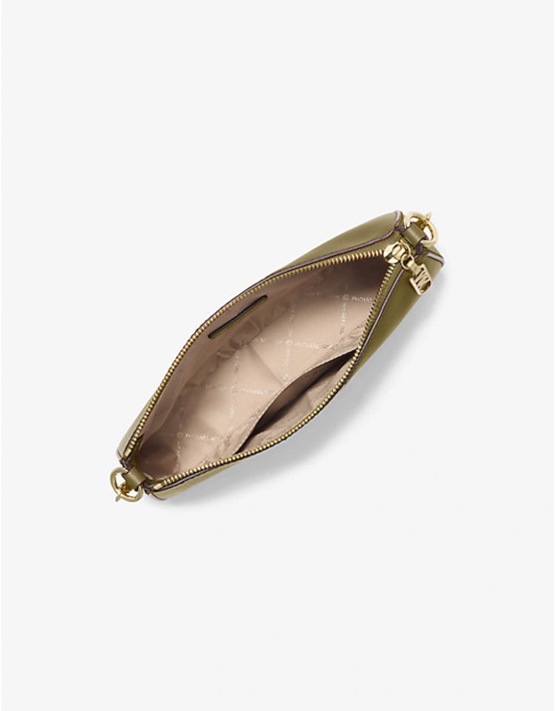 Empire Medium Leather Chain-Link Pochette