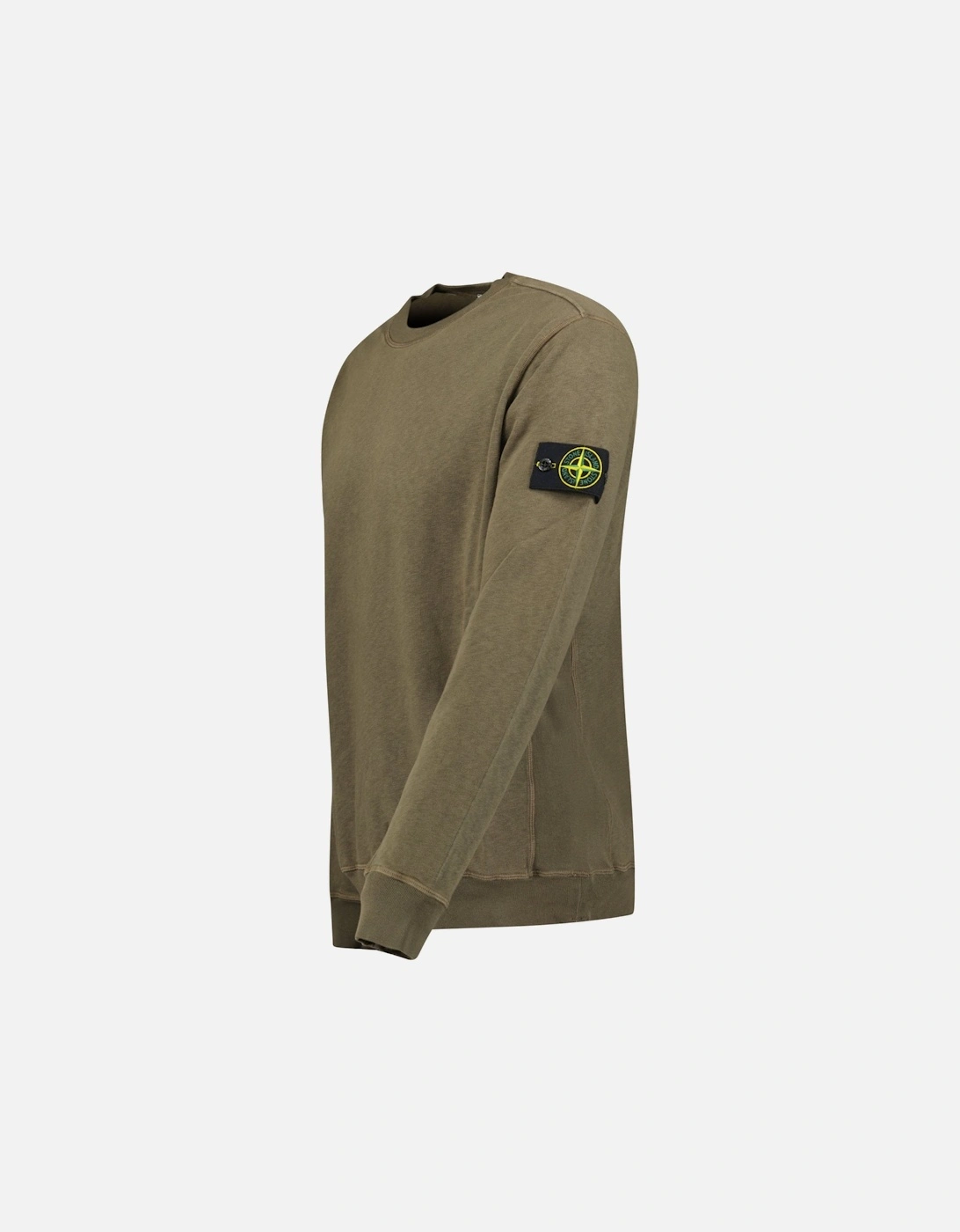 Old Effect Crewneck Sweatshirt Military Green
