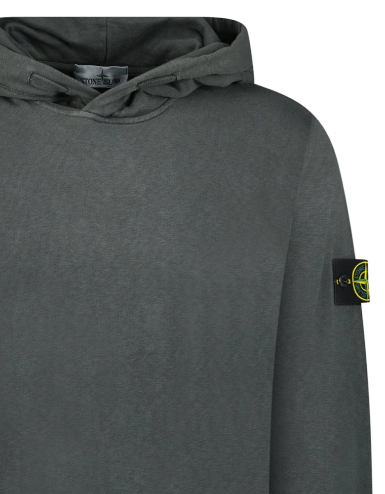 ‘Old’ Treatment Hooded Sweatshirt In Charcoal Grey
