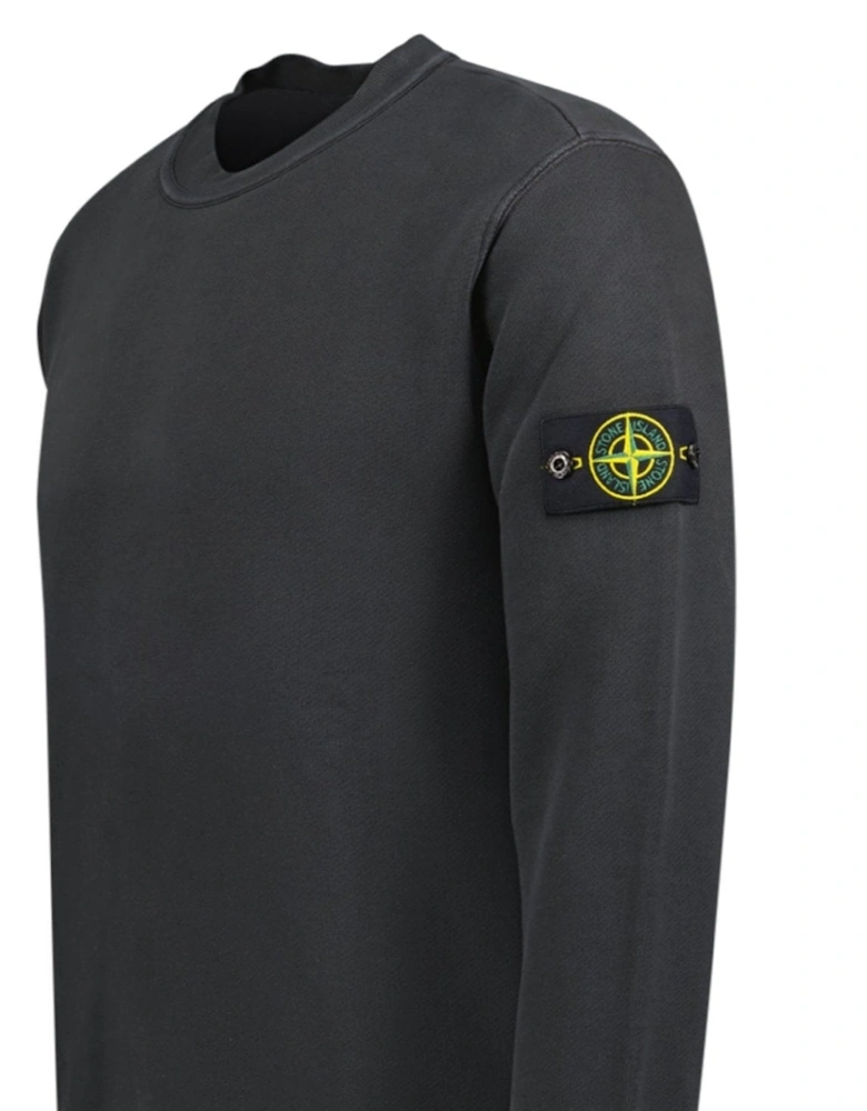 Old Effect Crewneck Sweatshirt Black