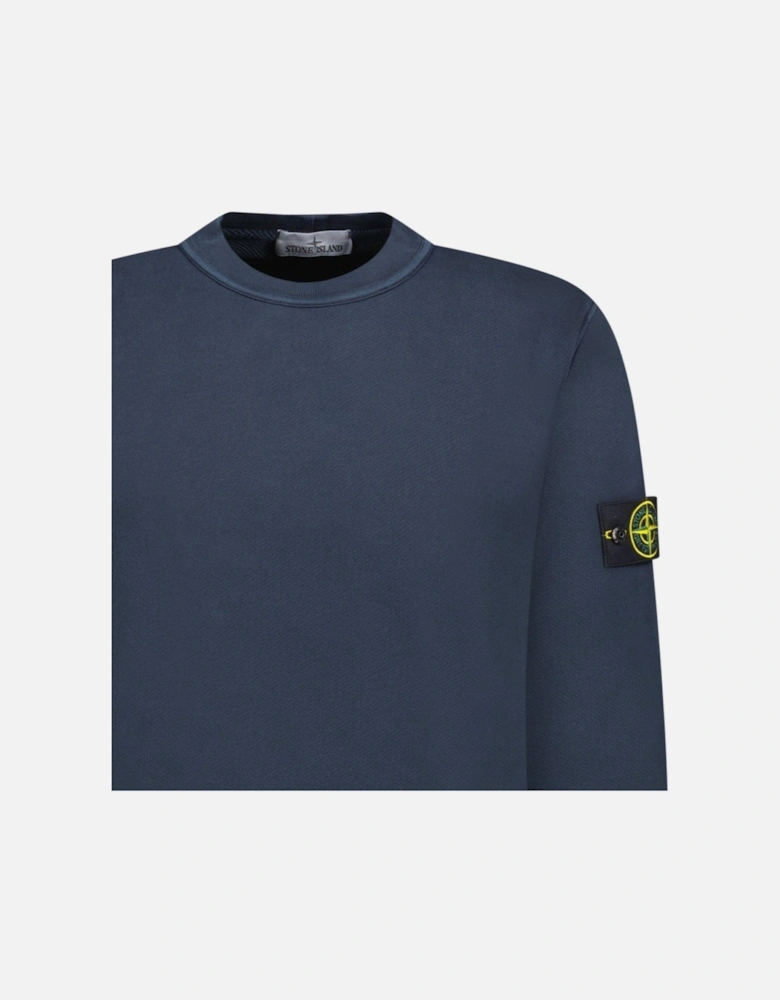 Old Effect Crewneck Sweatshirt Navy