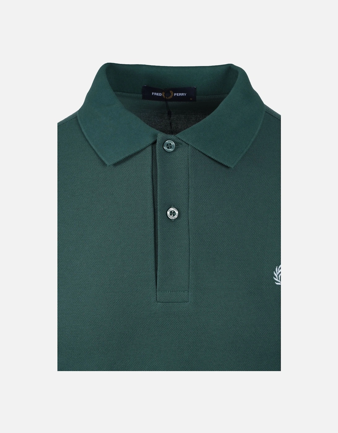 POLO SHIRT SPORT GREEN/TRACK BLUE