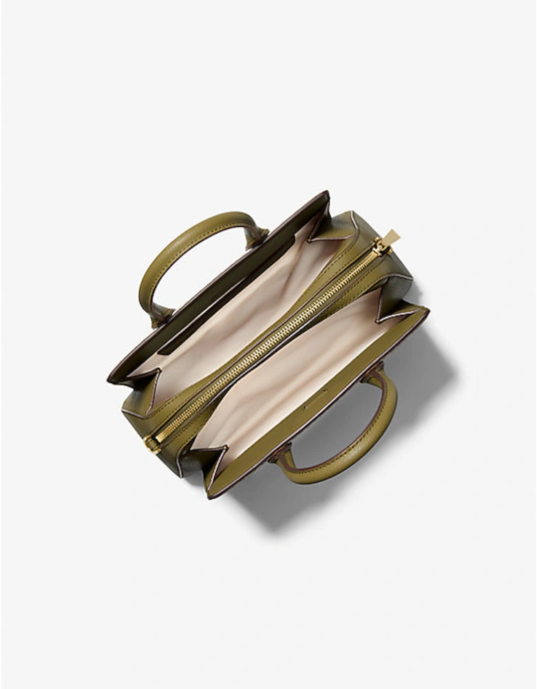 Laila Small Signature Logo Satchel