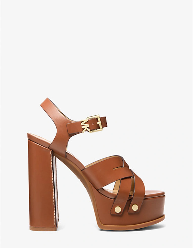Nora Leather Platform Sandal
