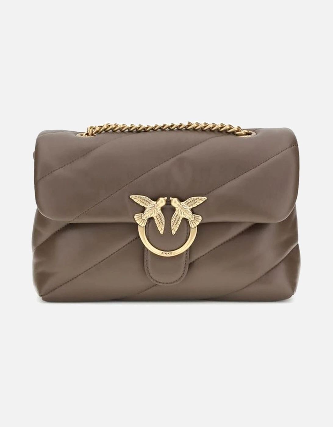 Calfskin Quilted Shoulder Bag with Gold-Plated Love Birds Logo Women -, 5 of 4