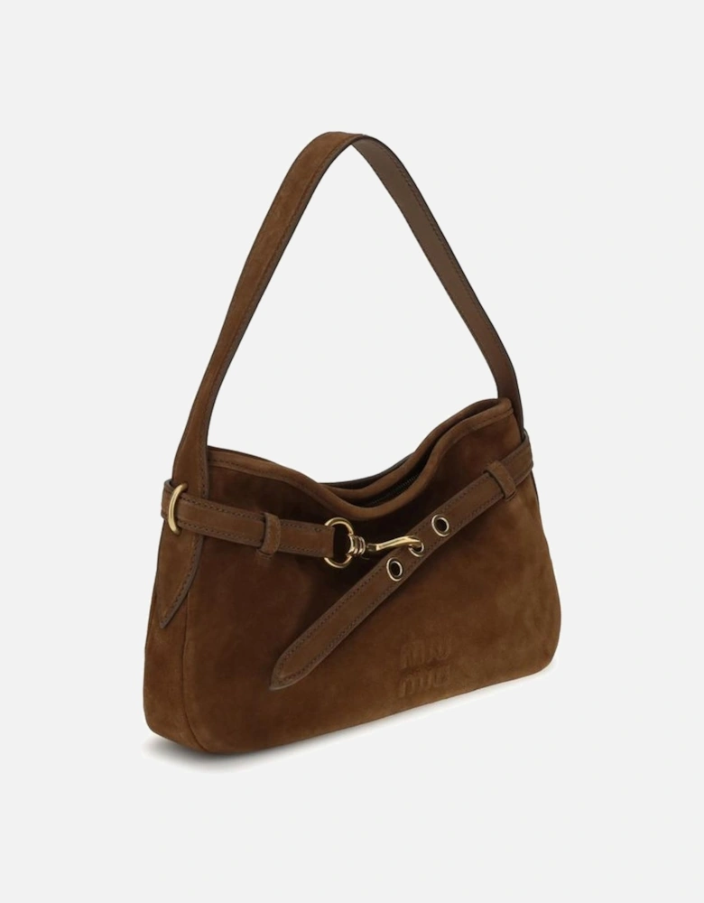 Lambskin Leather Structured Tote Bag Women - Brown Shoulder Bags