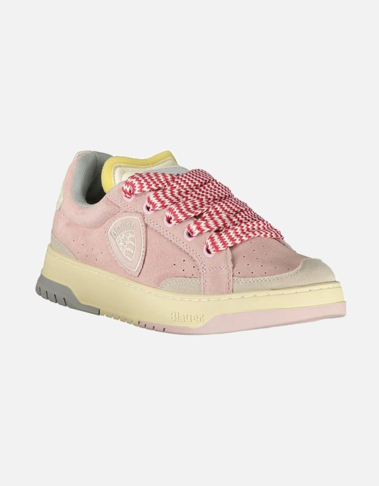 Sporty Elegant Sneakers with Removable Insole Women - Pink