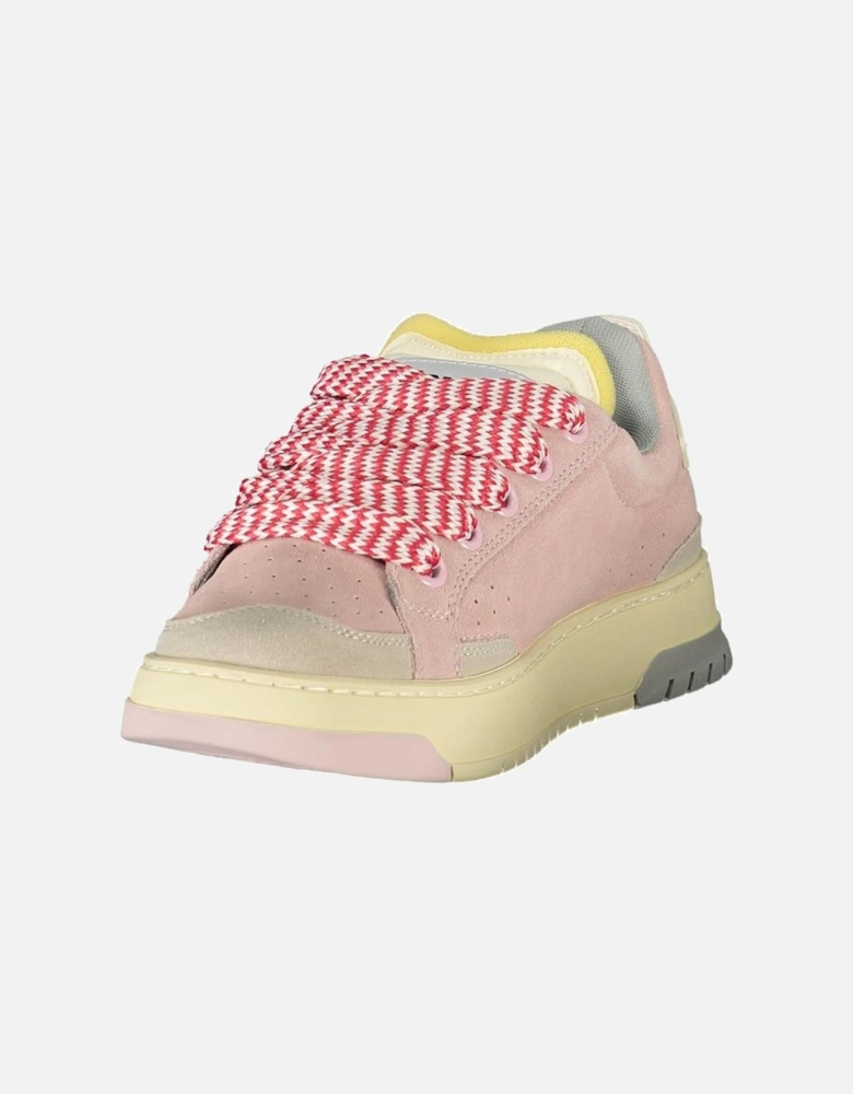 Sporty Elegant Sneakers with Removable Insole Women - Pink
