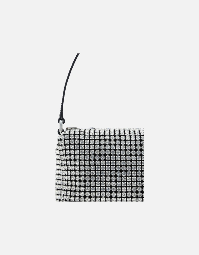 Heiress Shoulder Bag with Crystals Women - Gray